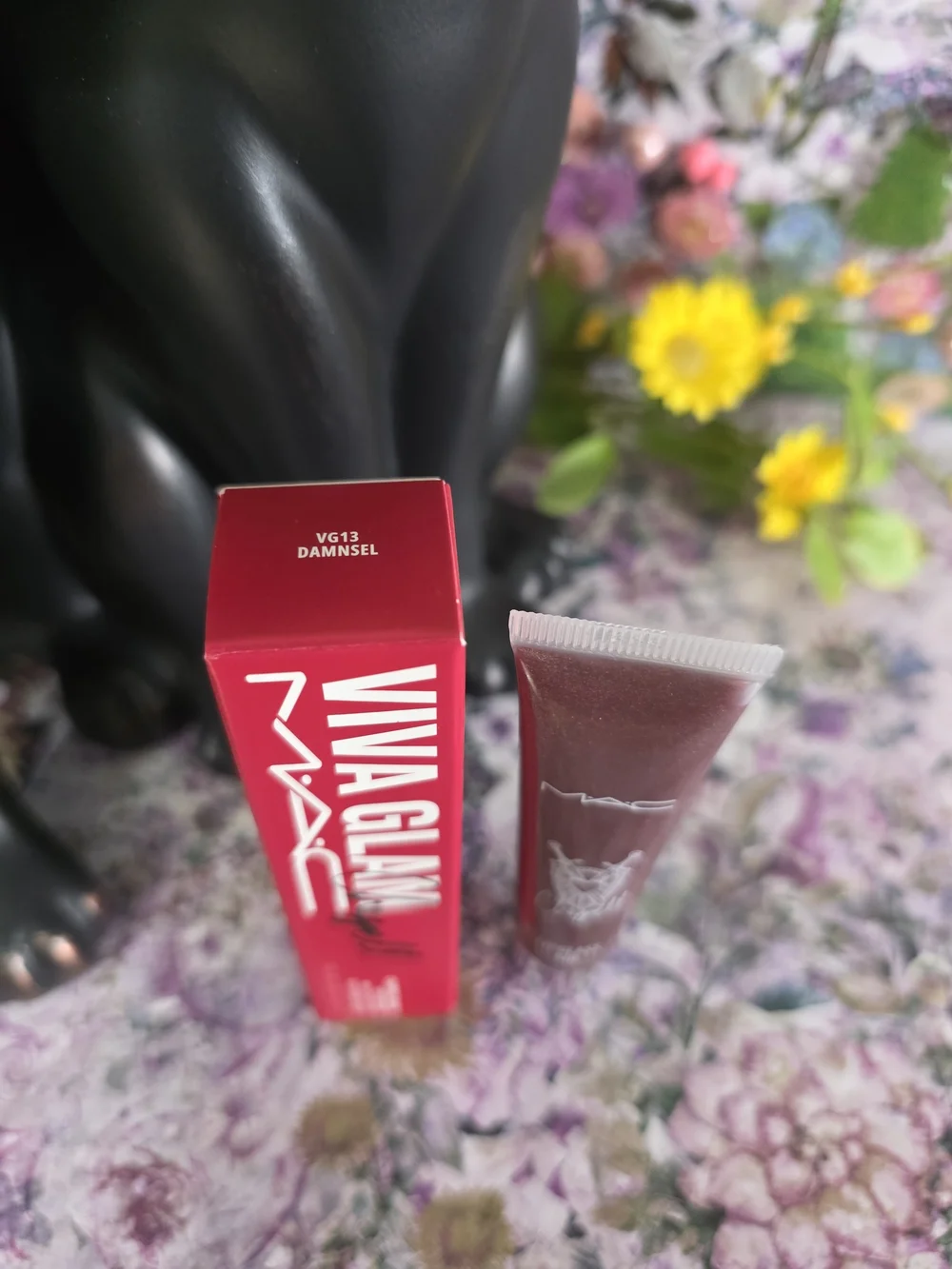 MAC Cosmetics Viva Glam Lipglass Air Shimmer ☆Damsel☆ Lip Gloss limited edition